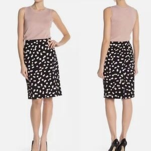 Philosophy Black and White Patterned Pencil Skirt